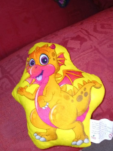 Inch orange dragon plush toy - dragon,