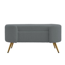 Long Soft Padded Footstool