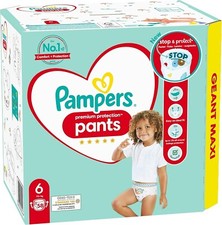 Pampers Premium Protection Nappies Size 6, 58 Diapers, 15kg+,