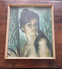 ORIGINAL LARGE 1960s AMAZING CONDITION ‘TINA’ Framed & Glazed Art print JH Lynch