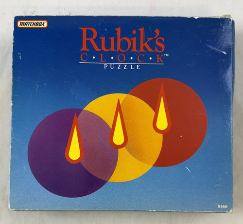 Matchbox rubik clock puzzle - matchbox,