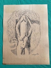 René Magritte drawing and