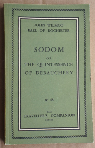 Sodom john wilmot earl of - by, wilmot,