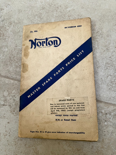 Norton master spare - master, parts