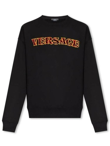 Versace rug logo embroidered - versace,