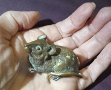 Charming Antique Bronze Mouse    Marked Depose  Geschutzt     Bergman?