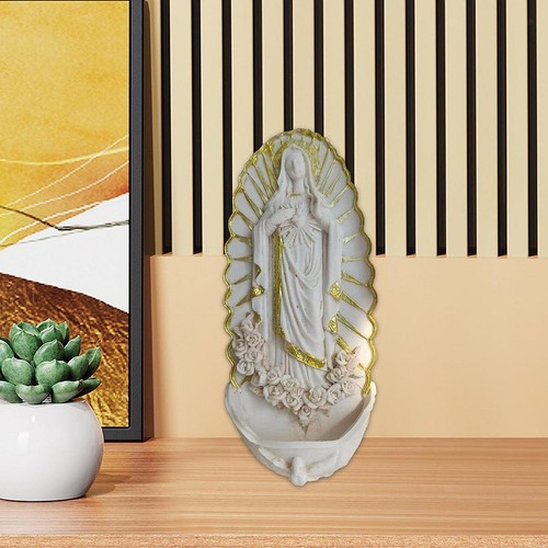 Holy water font resin figurine - holy,