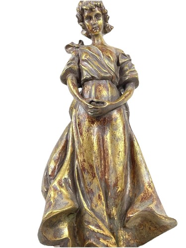 Art nouveau bronze effect gold - art,