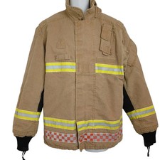 Fire Woman Jacket Brown Fire Service Fighters Coat Rescue Uniform Tunic Grade B