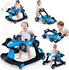 4-in-1 Racing Car Baby Walker
