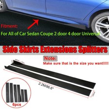 86.6" Universal Car Side Skirt