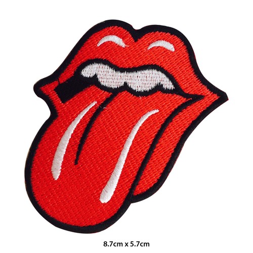 Red tongue iron sew - tongue, on