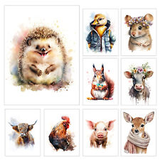 Farm Animals Wall Art Metal