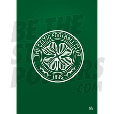 Celtic FC Crest Poster OFFICIALLY LICENSED PRODUCT A2 Free UK Postage