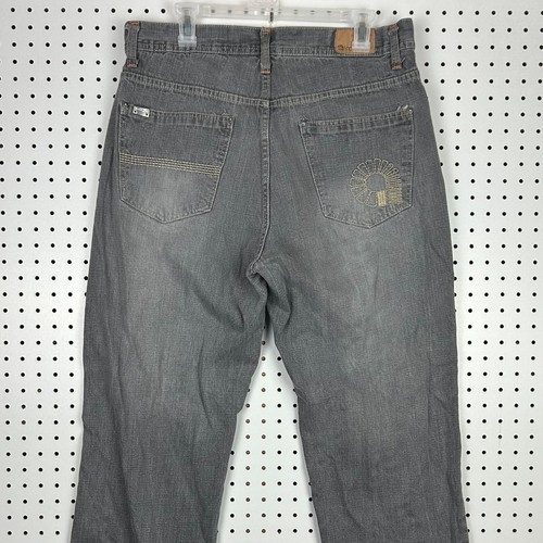 Akademiks gray y2k jeans - y2k, sz