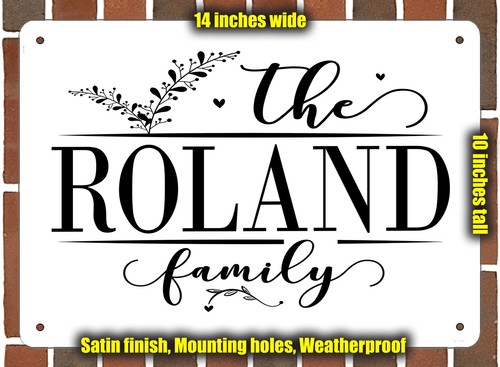 Roland family decorative metal - roland,