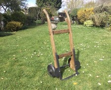 Sack Barrow Trolley Railway Wooden Vintage.
