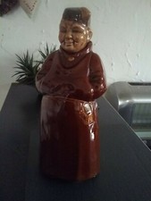 Vintage Brown Glazed Decanter