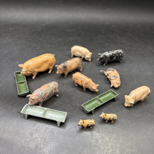 Metal farm yard - metal, toy