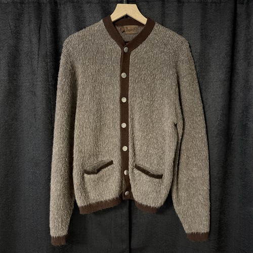 Vintage shaggy mohair cardigan - vintage,