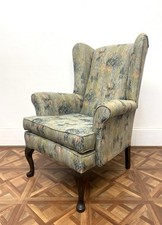 Great Quality Wing Back Armchair On Cabriole Legs * National Delivery Available