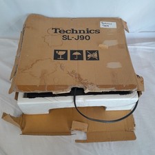 Technics Stereo Record Player Turntable SL-J90 Black *Needs Stylus *Please Read