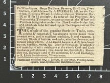 Redcross Wharf Stock Sale (New