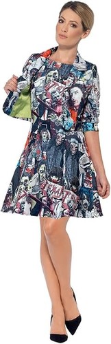 Ladies zombie suit costume - ladies,