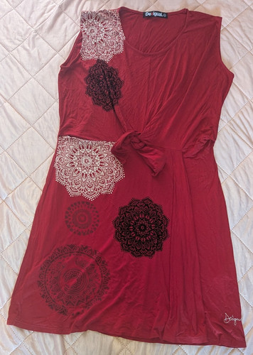 Desigual red mandala - red,