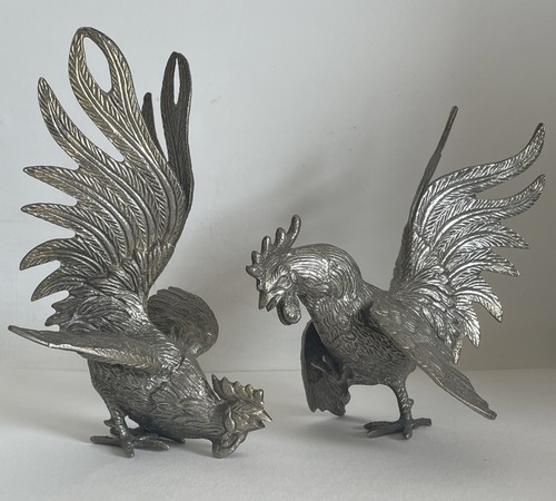 Pair vintage fighting - pair,