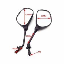 8mm Rearview Mirrors For ATV Quad Pit Dirt Moped Scooter Motorcycle Motor Bike