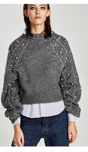 Zara knit grey - knit,