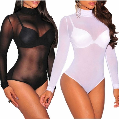 Ladies womens sheer mesh - womens,