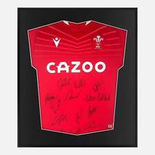 Framed Wales Signed Rugby Shirt [Lite]