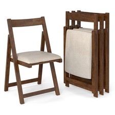 Walnut Foldable Dining Chair
