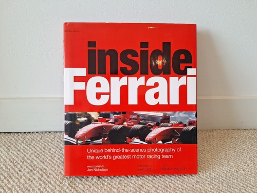 Inside ferrari hardback book - inside,