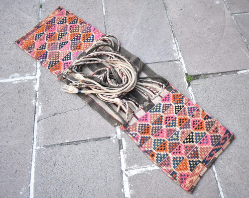 Antique kurdish saddlebag rug - antique,