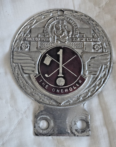 Vintage car grill - vintage, badge