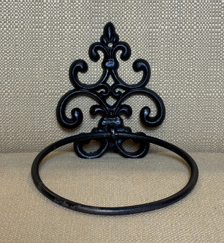 Fleur lis hand cast iron - lis,