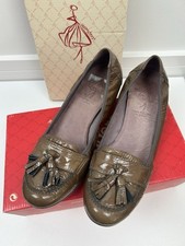 Wonders Women’s Tassel Loafers – Patent Leather – EU 40 / UK 6.5 – Brown – Boxed