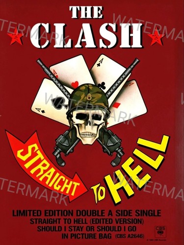 The clash poster print - clash,,