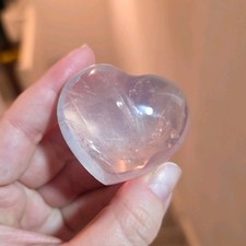 Girasol Quartz Poliahed Crystal Heart