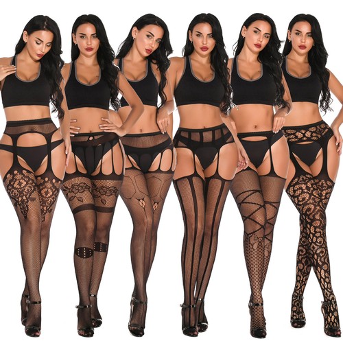 Women fishnet thigh high - women's, thigh-high