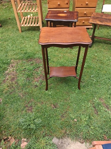 Vintage wooden side table - wooden,