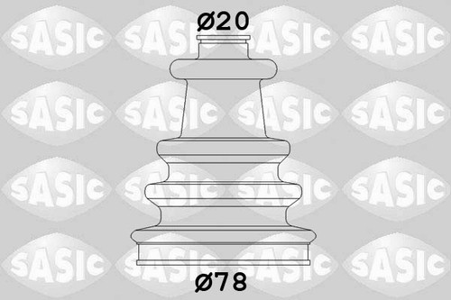 Sasic 2933743 bellow set - sasic,