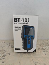 TOPDON Car Battery Tester BT200, 12V/24V Battery Tester 100-2000CCA, with Batter