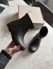 Hunter Kids Black Wellies Size