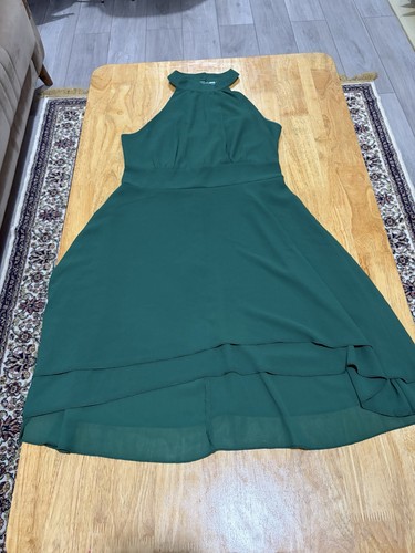Emerald green halter - emerald, neck