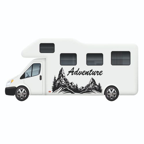 Car stickers mountains - car,