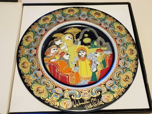 1981 christmas plate - 1981, rosenthal